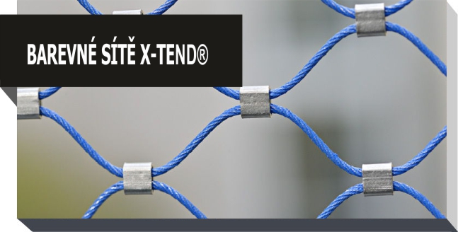 Nerezové sítě X-TEND® Colours – BAREVNÉ SÍTĚ