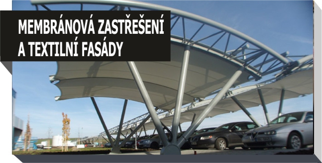 Membránová zastřešení a textilní fasády