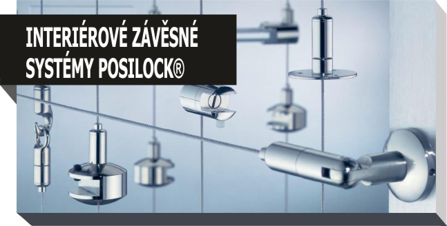 interiérové závěsné systémy Posilock